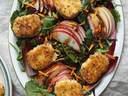 Baby Kale Salad with Fried Goat Cheese and Ode to Sun Olive Oil