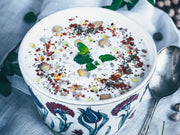 Cold Yogurt Soup with Ode to Sun Olive Oil